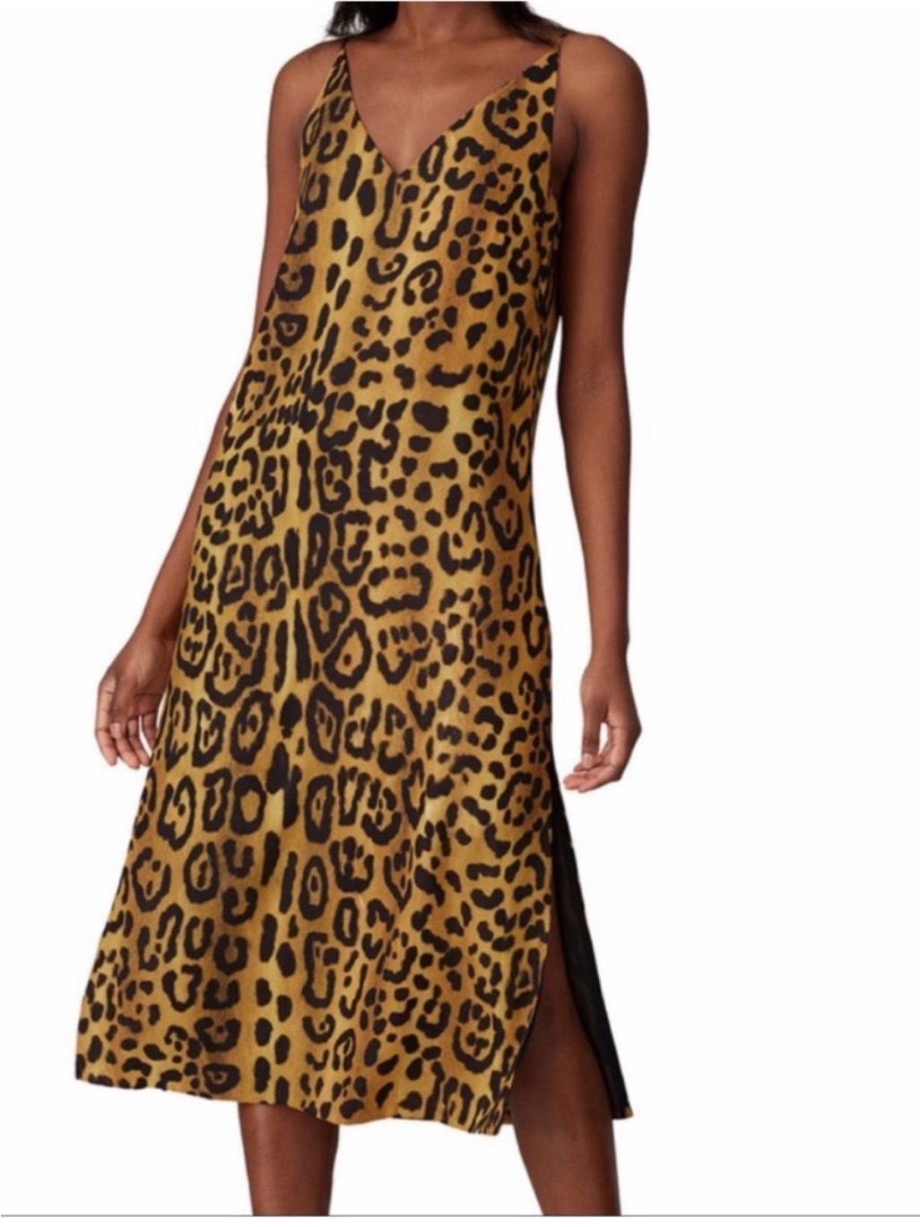 Adam Lippes | Leopard-Print Slip Midi Dress
